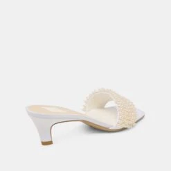 REXA PEARL HEELS OFF WHITE SATIN(Rexa Pearl Heels Off White Satin) -Dolce Vita Sale Store DOLCEVITA HEEL REXAPEARL OFFWHITESATIN 03
