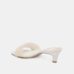 REXA PEARL HEELS OFF WHITE SATIN(Rexa Pearl Heels Off White Satin) -Dolce Vita Sale Store DOLCEVITA HEEL REXAPEARL OFFWHITESATIN 09