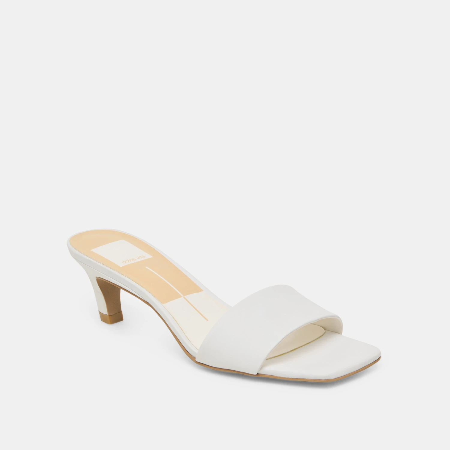 REXA HEELS TRUE WHITE LEATHER(Rexa heels true white leather) REXA HEELS TRUE WHITE LEATHER(Rexa Heels True White Leather) -Dolce Vita Sale Store DOLCEVITA HEEL REXA TRUEWHITELEATHER 01