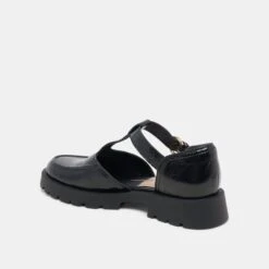 EMILIO FLATS MIDNIGHT CRINKLE PATENT LEATHER(Emilio Flats Midnight Crinkle Patent Leather) -Dolce Vita Sale Store DOLCEVITA LOAFER EMILIO MIDNIGHT CRINKLE PATENT LEATHER 18