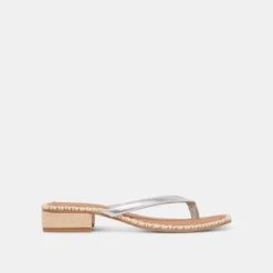 BARTY SANDALS SILVER METALLIC LEATHER(Barty Sandals Silver Metallic Leather)