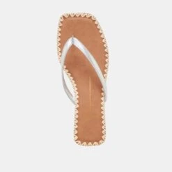 BARTY SANDALS SILVER METALLIC LEATHER(Barty Sandals Silver Metallic Leather) -Dolce Vita Sale Store DOLCEVITA SANDALS BARTY SILVERMETALLIC 06