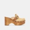 DEBRAH CLOGS LT NATURAL RAFFIA(Debrah Clogs Lt Natural Raffia)