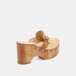 DEBRAH CLOGS LT NATURAL RAFFIA(Debrah Clogs Lt Natural Raffia) -Dolce Vita Sale Store DOLCEVITA SANDALS DEBRAH LTNATRUALRAFFIA 03