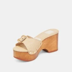 YALAH HEELS LT NATURAL RAFFIA(Yalah Heels Lt Natural Raffia) -Dolce Vita Sale Store DOLCEVITA SANDALS YALAH LTNATURALRAFFIA 08