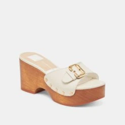 YALAH HEELS OFF WHITE LEATHER(Yalah Heels Off White Leather) -Dolce Vita Sale Store DOLCEVITA SANDALS YALAH OFFWHITELEATHER 01