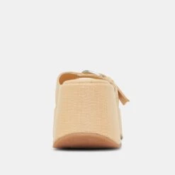 GISEL HEELS LT NATURAL WOVEN RAFFIA(Gisel Heels Lt Natural Woven Raffia) -Dolce Vita Sale Store DOLCEVITA SANDAL GISEL LTNATURALWOVENRAFFIA 05