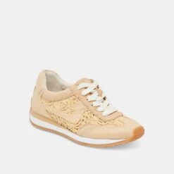 B.NTCD SNEAKERS LT NATURAL MACRAME(B Ntcd Sneakers Lt Natural Macrame) -Dolce Vita Sale Store DOLCEVITA SNEAKERS B.NTCD NATURALMULTIRAFFIA 01