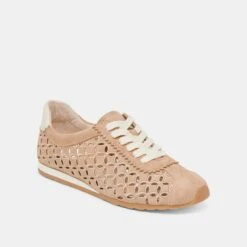 DANIE EYELET PERF SNEAKERS CAMEL SUEDE(Danie Eyelet Perf Sneakers Camel Suede) -Dolce Vita Sale Store DOLCEVITA SNEAKERS DANIEEYELETPERF CAMELSUEDE 01 d7fd254b 3197 4463 b271 1b0280ea147e