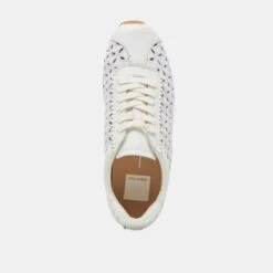 DANIE EYELET PERF SNEAKERS TRUE WHITE LEATHER(Danie Eyelet Perf Sneakers True White Leather) -Dolce Vita Sale Store DOLCEVITA SNEAKERS DANIEEYELETPERF TRUEWHITELEATHER 06