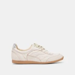 LAINI SNEAKERS OFF WHITE CRACKLED LEATHER(Laini Sneakers Off White Crackled Leather)
