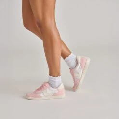 NOTICE X BYRDIE GOLF SNEAKERS PINK FLORAL NYLON(Notice X Byrdie Golf Sneakers Pink Floral Nylon) 8 NOTICE X BYRDIE GOLF SNEAKERS PINK FLORAL NYLON(Notice X Byrdie Golf Sneakers Pink Floral Nylon) -Dolce Vita Sale Store DOLCEVITA SNEAKERS NOTICEBYRDIES PINK FLORAL ONFOOT