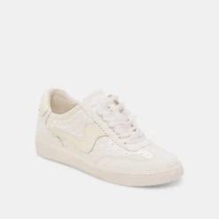 NOTICE PEARL SNEAKERS OFF WHITE SATIN(Notice Pearl Sneakers Off White Satin) 4 NOTICE PEARL SNEAKERS OFF WHITE SATIN(Notice Pearl Sneakers Off White Satin) -Dolce Vita Sale Store DOLCEVITA SNEAKERS NOTICEPEARL OFFWHITESATIN 01