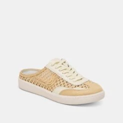 NOTICE SLIDE WOVEN SNEAKERS LT NATURAL WOVEN RAFFIA(Notice Slide Woven Sneakers Lt Natural Woven Raffia) -Dolce Vita Sale Store DOLCEVITA SNEAKERS NOTICESLIDEWOVEN LTNATURALWOVENSTELLA 01