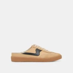 NOTICE SLIDE SNEAKERS TAN MULTI SUEDE(Notice Slide Sneakers Tan Multi Suede)