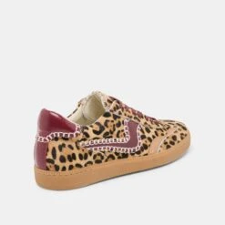 NOTICE STITCH SNEAKERS BURGUNDY LEOPARD CALF HAIR(Notice Stitch Sneakers Burgundy Leopard Calf Hair) -Dolce Vita Sale Store DOLCEVITA SNEAKERS NOTICESTITCH BURGUNDYLEOPARDCALFHAIR 03