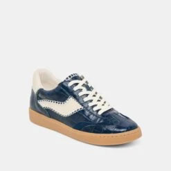 NOTICE STITCH SNEAKERS INK CROCO EMBOSSED LEATHER(Notice Stitch Sneakers Ink Croco Embossed Leather) -Dolce Vita Sale Store DOLCEVITA SNEAKERS NOTICESTITCH INKCROCOEMBOSSEDLEATHER 01 6a6b11a6 7853 409b a806 aba324bbe5e1