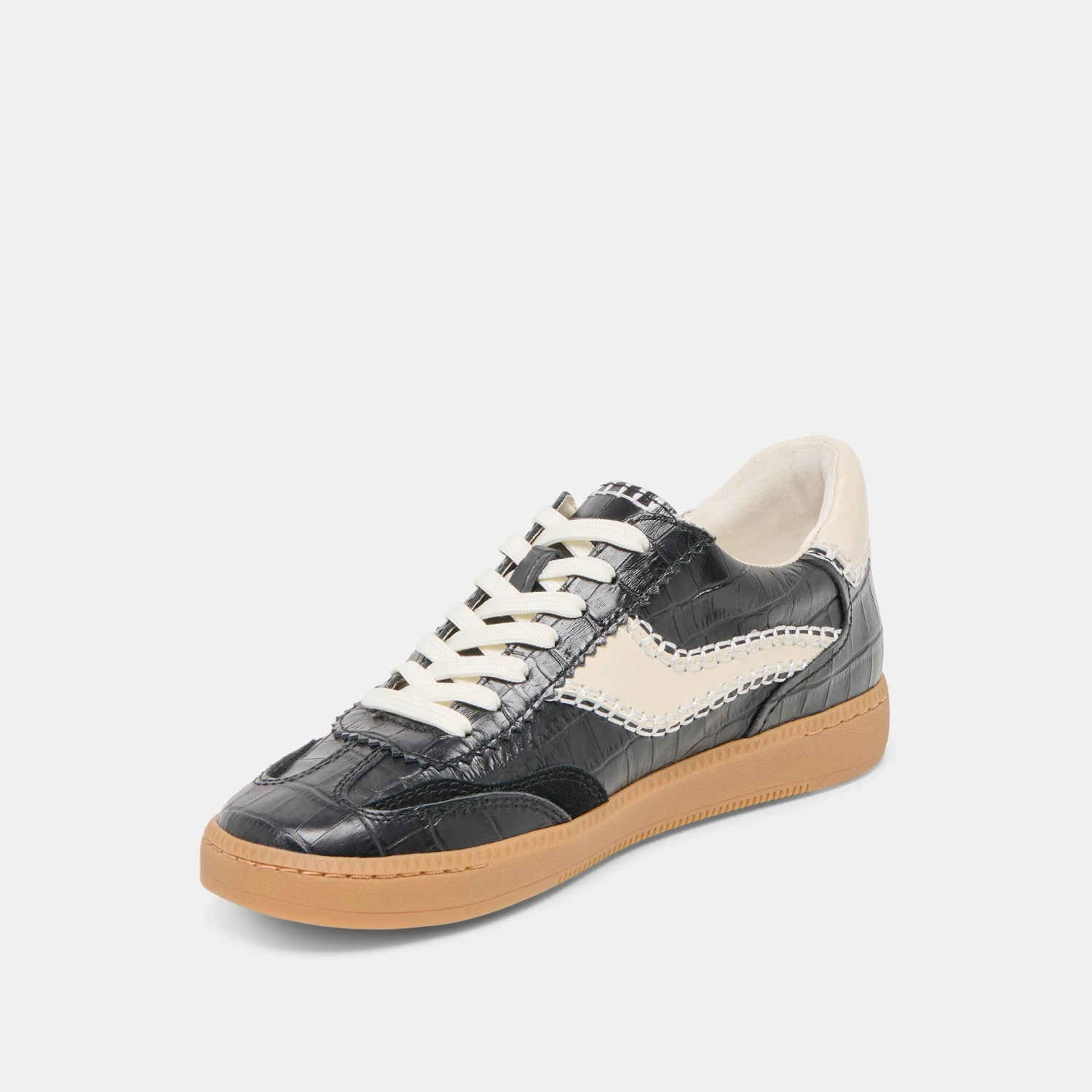 NOTICE STITCH SNEAKERS NOIR CROCO EMBOSSED LEATHER(Notice stitch sneakers noir croco embossed leather) NOTICE STITCH SNEAKERS NOIR CROCO EMBOSSED LEATHER(Notice Stitch Sneakers Noir Croco Embossed Leather) -Dolce Vita Sale Store DOLCEVITA SNEAKERS NOTICESTITCH NOIRCROCOEMBOSSEDLEATHER 09