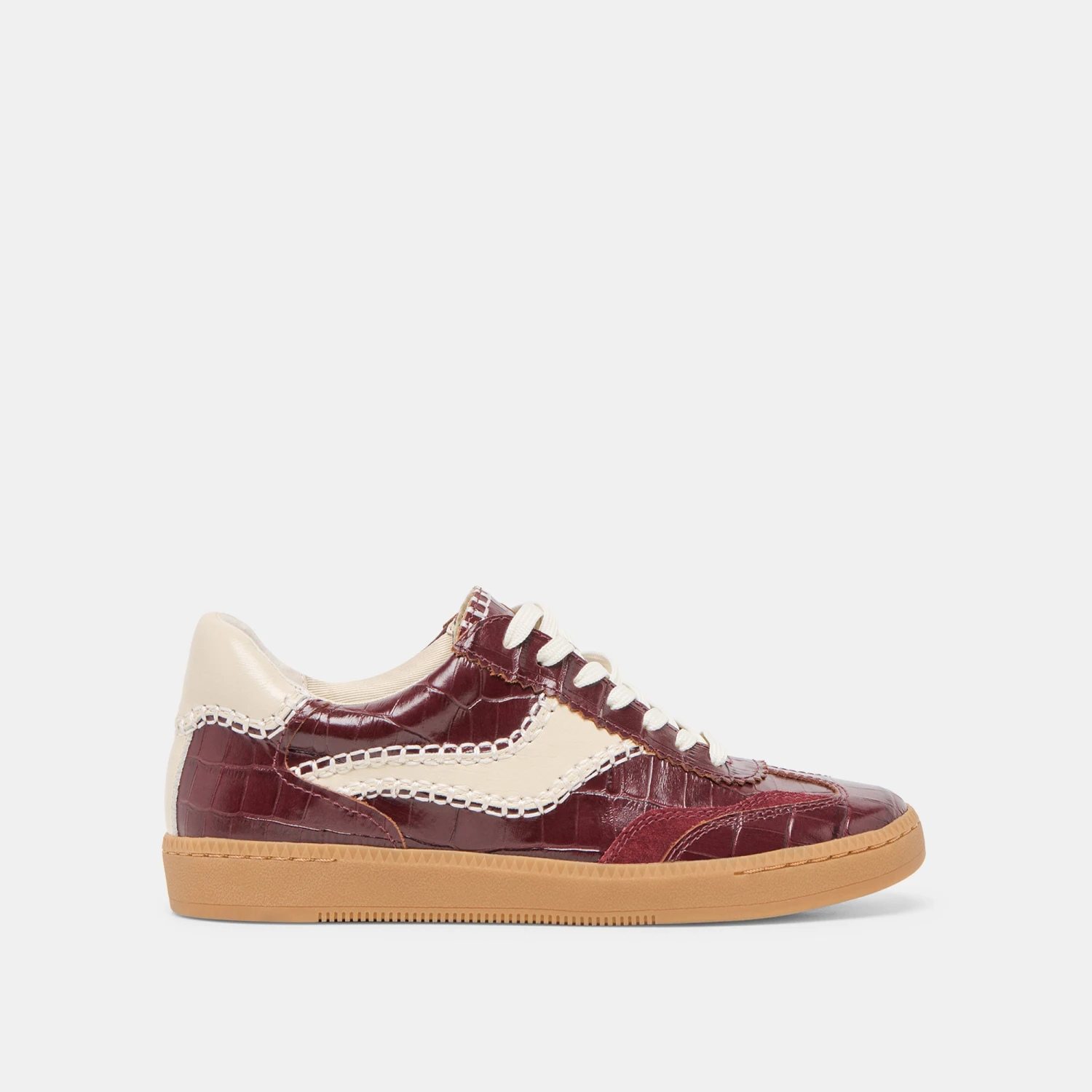 NOTICE STITCH SNEAKERS OXBLOOD CROCO EMBOSSED LEATHER(Notice stitch sneakers oxblood croco embossed leather) NOTICE STITCH SNEAKERS OXBLOOD CROCO EMBOSSED LEATHER(Notice Stitch Sneakers Oxblood Croco Embossed Leather) -Dolce Vita Sale Store DOLCEVITA SNEAKERS NOTICESTITCH OXBLOODCROCOEMBOSSEDLEATHER 02