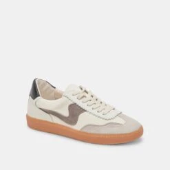 NOTICE SNEAKERS WHITE GREY LEATHER(Notice Sneakers White Grey Leather) -Dolce Vita Sale Store DOLCEVITA SNEAKERS NOTICE WHITE GREYLEATHER 01