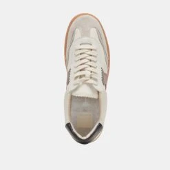 NOTICE SNEAKERS WHITE GREY LEATHER(Notice Sneakers White Grey Leather) -Dolce Vita Sale Store DOLCEVITA SNEAKERS NOTICE WHITE GREYLEATHER 06