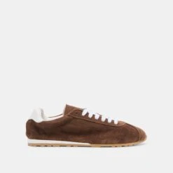 SERINA SNEAKERS DK BROWN SUEDE(Serina Sneakers Dk Brown Suede)