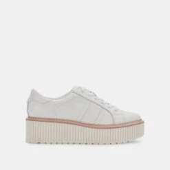 TIGER SNEAKERS WHITE LEATHER(Tiger Sneakers White Leather)