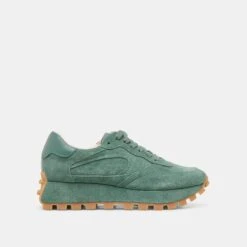TRICIA SNEAKERS DK GREEN SUEDE(Tricia Sneakers Dk Green Suede)