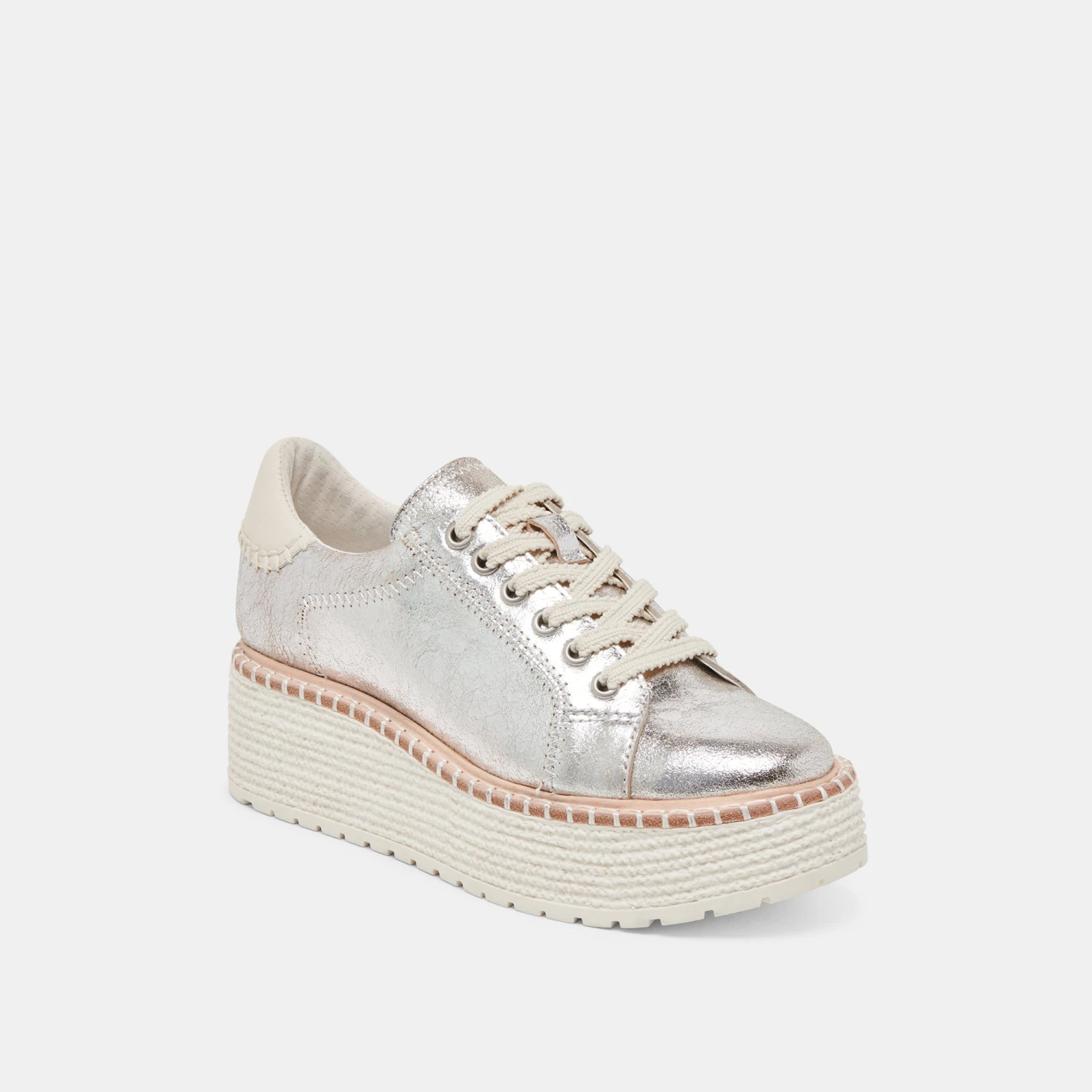 TWAIN SNEAKERS SILVER CRACKLED LEATHER(Twain sneakers silver crackled leather) TWAIN SNEAKERS SILVER CRACKLED LEATHER(Twain Sneakers Silver Crackled Leather) -Dolce Vita Sale Store DOLCEVITA SNEAKERS TWAIN SILVERCRACKLEDLEATHER 01copy