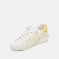 ZINA FLORAL SNEAKERS WHITE YELLOW FLORAL MESH(Zina Floral Sneakers White Yellow Floral Mesh) 5 ZINA FLORAL SNEAKERS WHITE YELLOW FLORAL MESH(Zina Floral Sneakers White Yellow Floral Mesh) -Dolce Vita Sale Store DOLCEVITA SNEAKERS ZINAFLORAL WHITE YELLOWFLORALMESH 08