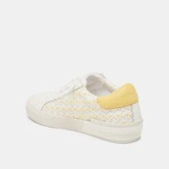 ZINA FLORAL SNEAKERS WHITE YELLOW FLORAL MESH(Zina Floral Sneakers White Yellow Floral Mesh) 6 ZINA FLORAL SNEAKERS WHITE YELLOW FLORAL MESH(Zina Floral Sneakers White Yellow Floral Mesh) -Dolce Vita Sale Store DOLCEVITA SNEAKERS ZINAFLORAL WHITE YELLOWFLORALMESH 09
