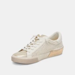 ZINA SNEAKERS BONE GOLD WOVEN(Zina Sneakers Bone Gold Woven) 6 ZINA SNEAKERS BONE GOLD WOVEN(Zina Sneakers Bone Gold Woven) -Dolce Vita Sale Store DOLCEVITA SNEAKERS ZINA BONE GOLDWOVEN 09