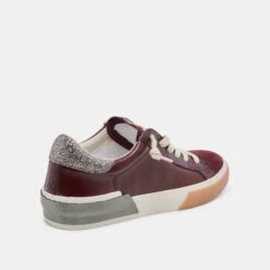 ZINA SNEAKERS BURGUNDY CRINKLE PATENT(Zina Sneakers Burgundy Crinkle Patent) -Dolce Vita Sale Store DOLCEVITA SNEAKERS ZINA BURGUNDYCRINKLEPATENT 03