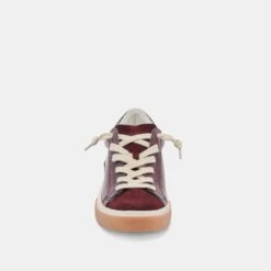 ZINA SNEAKERS BURGUNDY CRINKLE PATENT(Zina Sneakers Burgundy Crinkle Patent) -Dolce Vita Sale Store DOLCEVITA SNEAKERS ZINA BURGUNDYCRINKLEPATENT 04