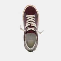 ZINA SNEAKERS BURGUNDY CRINKLE PATENT(Zina Sneakers Burgundy Crinkle Patent) -Dolce Vita Sale Store DOLCEVITA SNEAKERS ZINA BURGUNDYCRINKLEPATENT 06