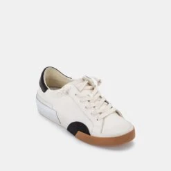 ZINA WIDE SNEAKERS WHITE BLACK LEATHER(Zina Wide Sneakers White Black Leather) -Dolce Vita Sale Store DOLCEVITA SNEAKERS ZINA WHITE BLACK 6378e942 66e4 4a15 90ba 7b7ce42336fe