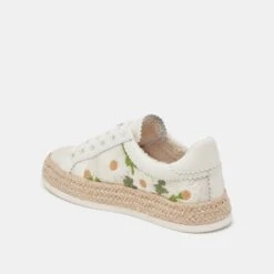 AZALIA SNEAKERS WHITE FLORAL RAFFIA(Azalia Sneakers White Floral Raffia) -Dolce Vita Sale Store DOLCEVITA SNEAKER AZALIA WHITEFLORALRAFFIA 09