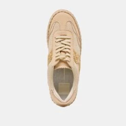 NOTICE ESPADRILLE BEAD SNEAKERS GOLD MULTI BURLAP(Notice Espadrille Bead Sneakers Gold Multi Burlap) -Dolce Vita Sale Store DOLCEVITA SNEAKER NOTICEESPADRILLEBEAD GOLDMULTIBURLAP 06