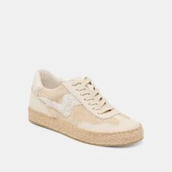 NOTICE ESPADRILLE BEAD SNEAKERS NATURAL MULTI BURLAP(Notice Espadrille Bead Sneakers Natural Multi Burlap) -Dolce Vita Sale Store DOLCEVITA SNEAKER NOTICEESPADRILLEBEAD NATURALMULTIBURLAP 01