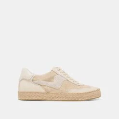 NOTICE ESPADRILLE BEAD SNEAKERS NATURAL MULTI BURLAP(Notice Espadrille Bead Sneakers Natural Multi Burlap)