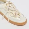 Dolce Vita NOTICE SNEAKERS WHITE + PEARL CHARM BUNDLE(Notice Sneakers White Leather Pearl Charm Bundle) -Dolce Vita Sale Store DOLCEVITA STYLEDCHARMS LACES 1