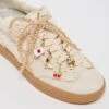 Dolce Vita NOTICE LACE SNEAKERS IVORY + GOLD CHARM BUNDLE(Notice Lace Ivory Gold Charm Bundle) -Dolce Vita Sale Store DOLCEVITA STYLEDCHARMS LACES 2