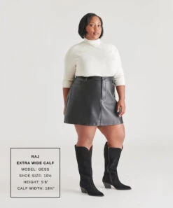 RAJ EXTRA WIDE CALF BOOTS ONYX SUEDE(Raj Extra Wide Calf Boots Onyx Suede) 5 RAJ EXTRA WIDE CALF BOOTS ONYX SUEDE(Raj Extra Wide Calf Boots Onyx Suede) -Dolce Vita Sale Store GESS RAJ XWC