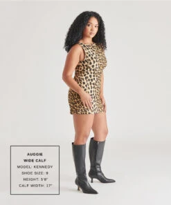 AUGGIE WIDE CALF BOOTS BLACK LEATHER(Auggie Wide Calf Boots Black Leather) 6 AUGGIE WIDE CALF BOOTS BLACK LEATHER(Auggie Wide Calf Boots Black Leather) -Dolce Vita Sale Store KENNEDY AUGGIE WC