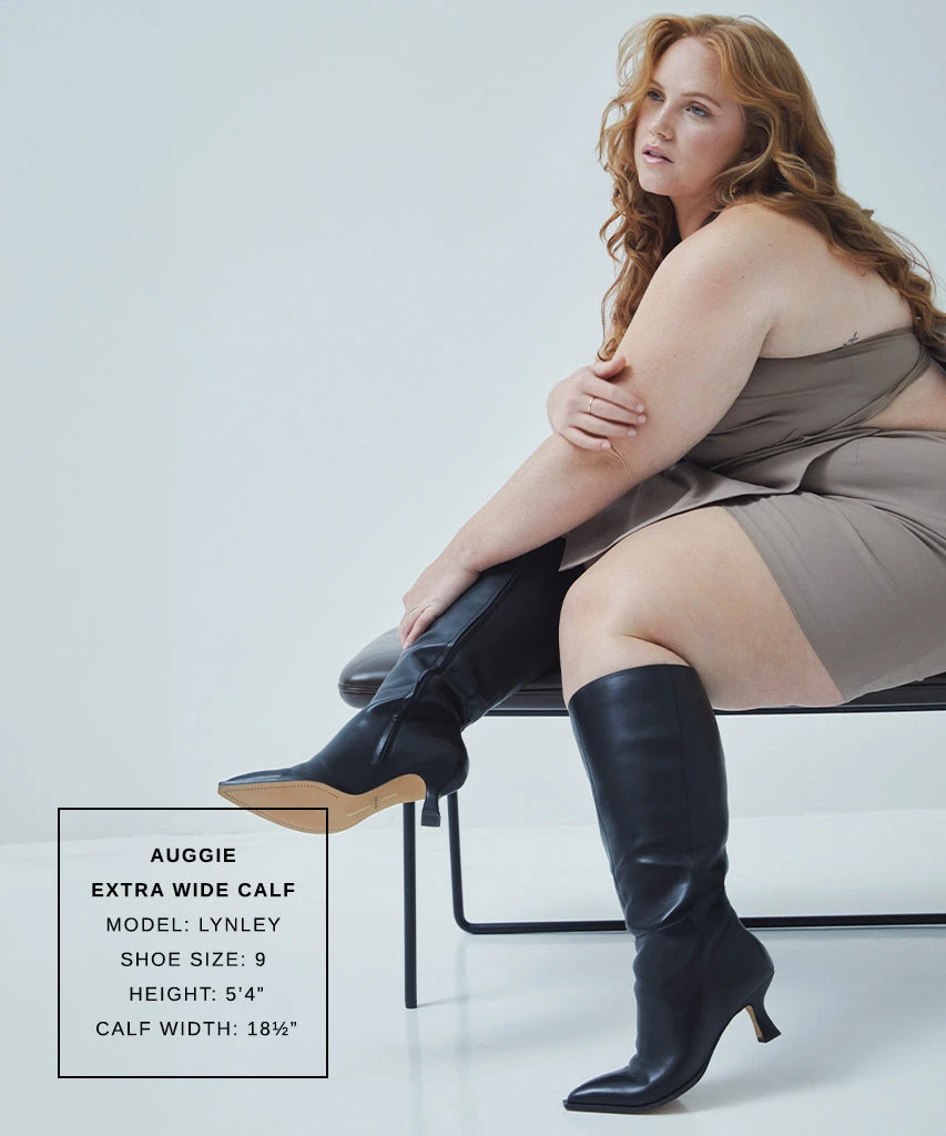 AUGGIE EXTRA WIDE CALF BOOTS BLACK LEATHER(Auggie extra wide calf boots black leather) AUGGIE EXTRA WIDE CALF BOOTS BLACK LEATHER(Auggie Extra Wide Calf Boots Black Leather) -Dolce Vita Sale Store LYNLEY AUGGIE XWC