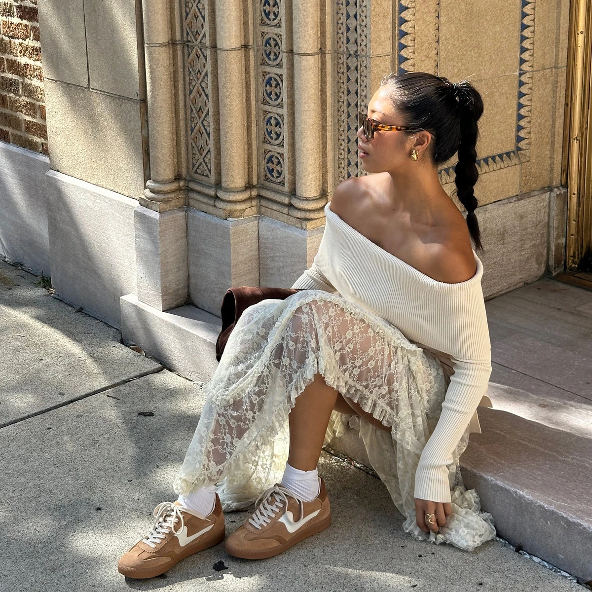 NOTICE SNEAKERS BROWN SUEDE(Notice sneakers brown suede) NOTICE SNEAKERS BROWN SUEDE(Notice Sneakers Brown Suede) -Dolce Vita Sale Store NOTICEBROWN