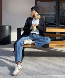 NOTICE SNEAKERS WHITE GREY LEATHER(Notice Sneakers White Grey Leather) -Dolce Vita Sale Store bZKHb