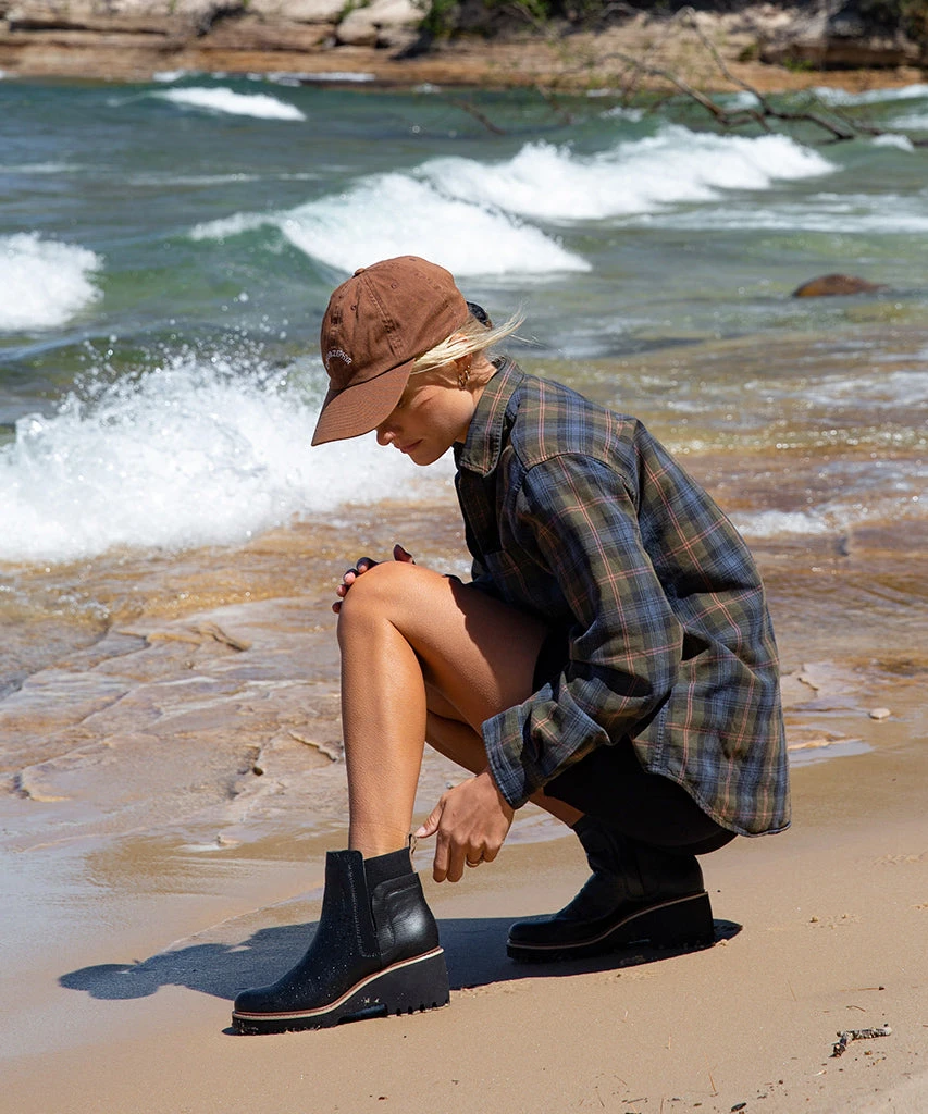 HUEY H2O BOOTS BLACK LEATHER(Huey h2o boots in black leather) HUEY H2O BOOTS BLACK LEATHER(Huey H2o Boots In Black Leather) -Dolce Vita Sale Store huey h20