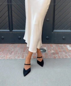 Dolce Vita KANIKA HEELS ONYX SUEDE(Kanika Heels Onyx Suede) -Dolce Vita Sale Store ko