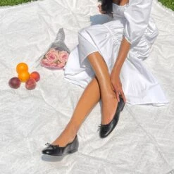 RITLA BALLET FLATS BLACK LEATHER(Ritla Ballet Flats Black Leather) -Dolce Vita Sale Store remonia RiltaBlack 6